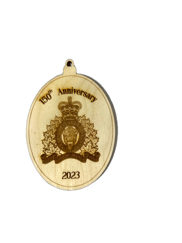 Custom RCMP 150th Anniversary Ornament