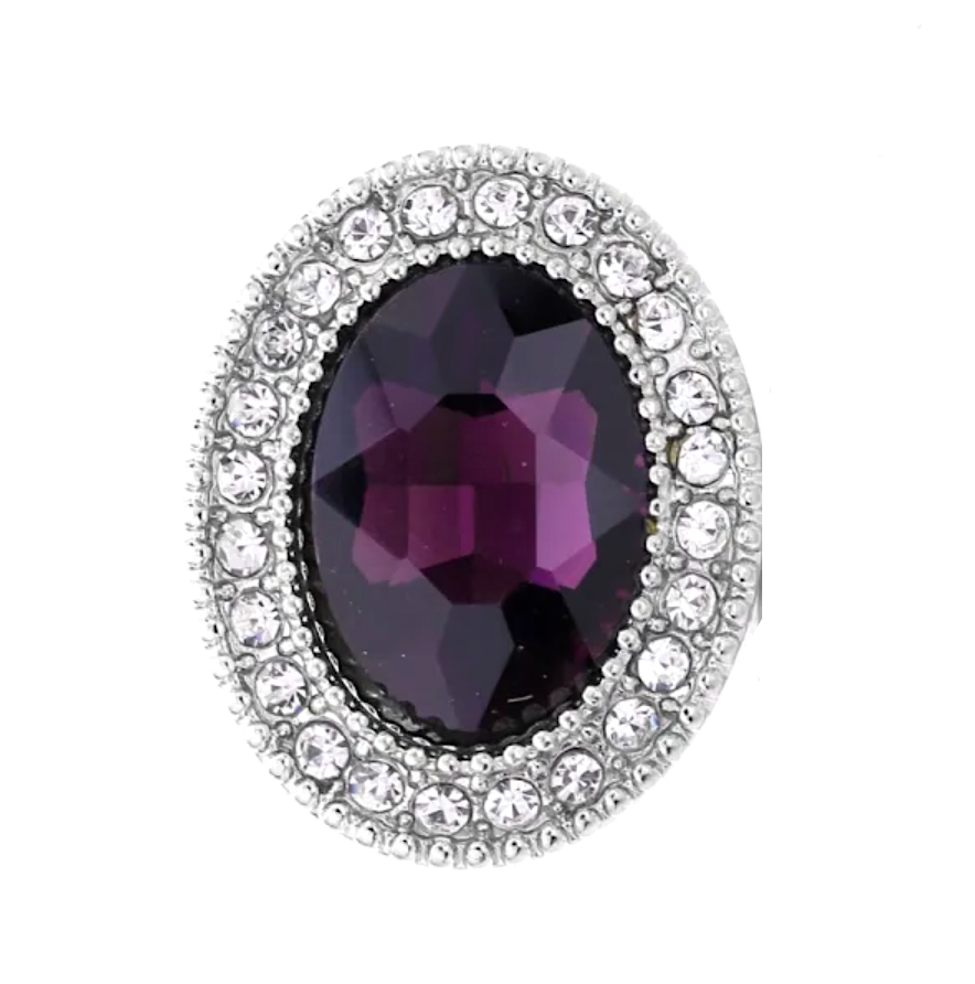 Oval Purple