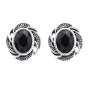 Oval Twist Black Petite