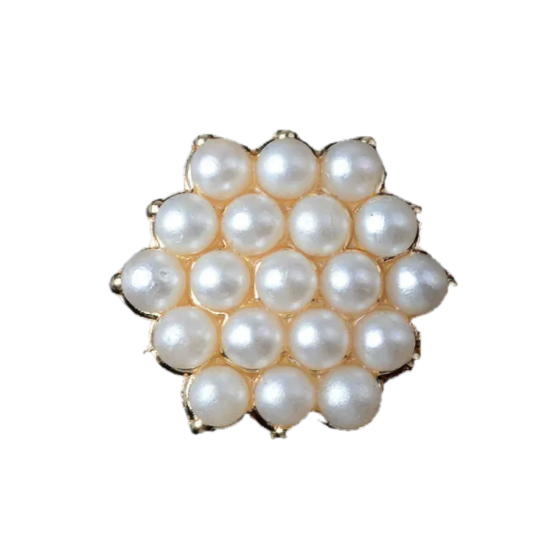 Pearl Cluster Gold Petite