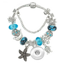 Millefiori Glass Bead  Sea Turtle