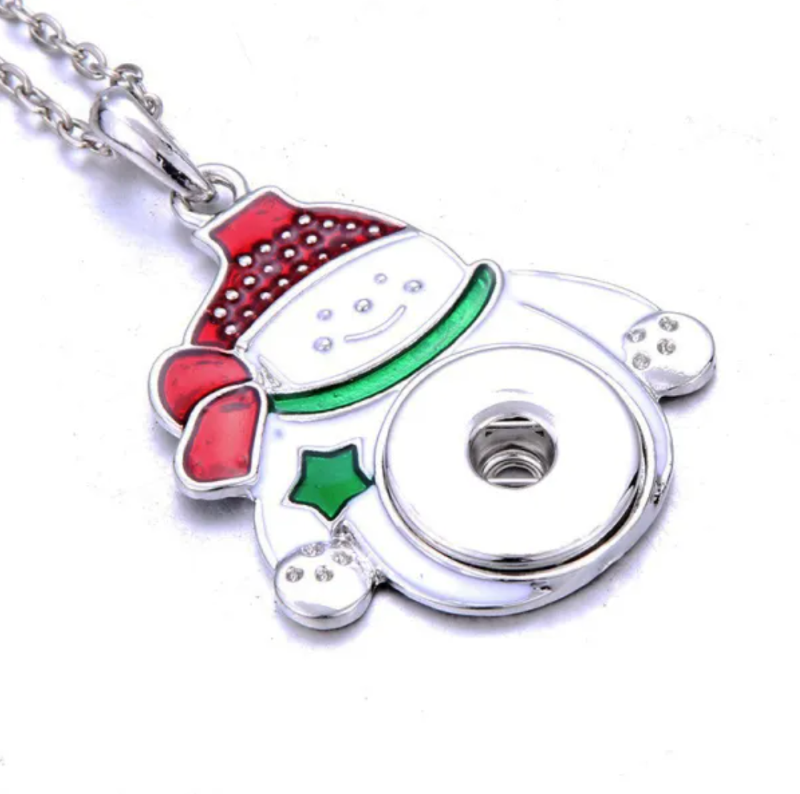 Random Enamel Christmas Necklace