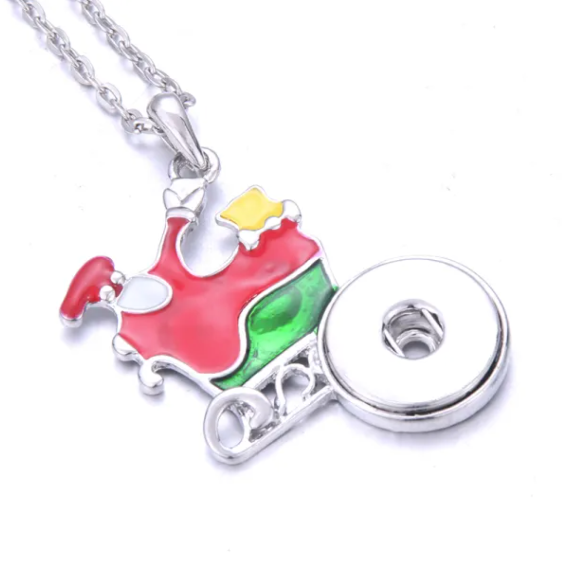 Random Enamel Christmas Necklace