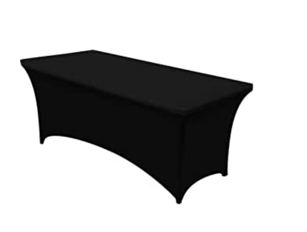 Black Stretch Table Cloth