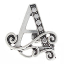 A Letter Filigree Scroll