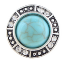 Antique Turquoise & Crystal Petite