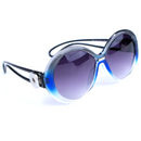 Blue Round Sunglasses