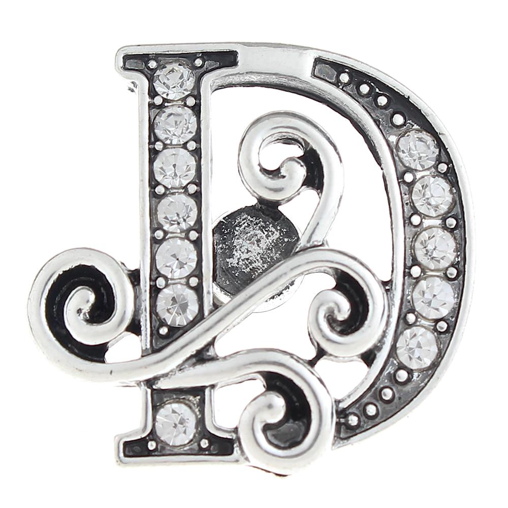 D Letter Filigree Scroll
