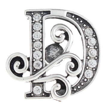 D Letter Filigree Scroll
