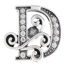 D Letter Filigree Scroll