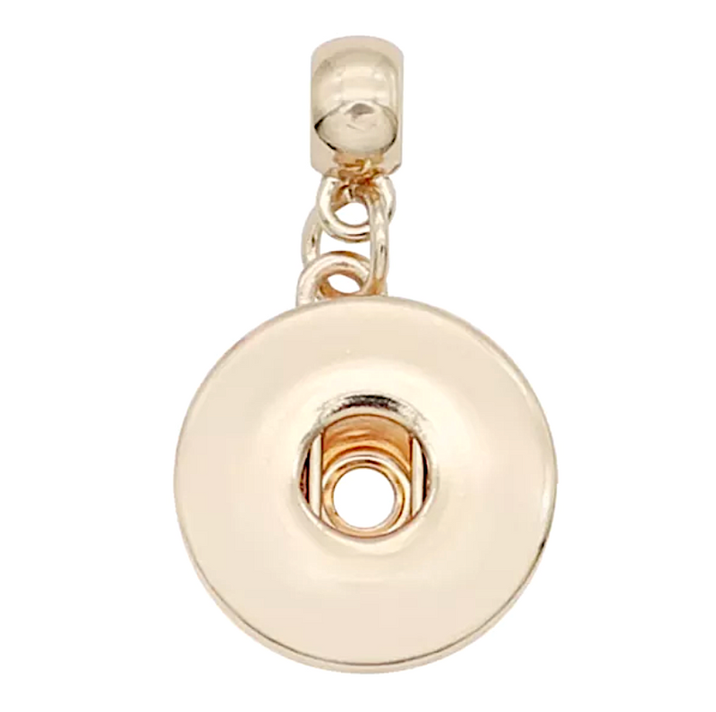 Gold Ball Snap Base Pendant