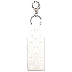 White SNAPBITS KeyChain