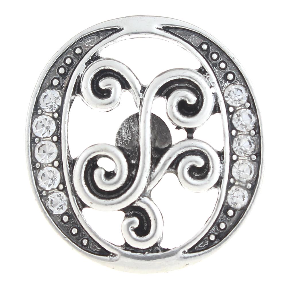 O Letter Filigree Scroll