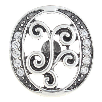 O Letter Filigree Scroll