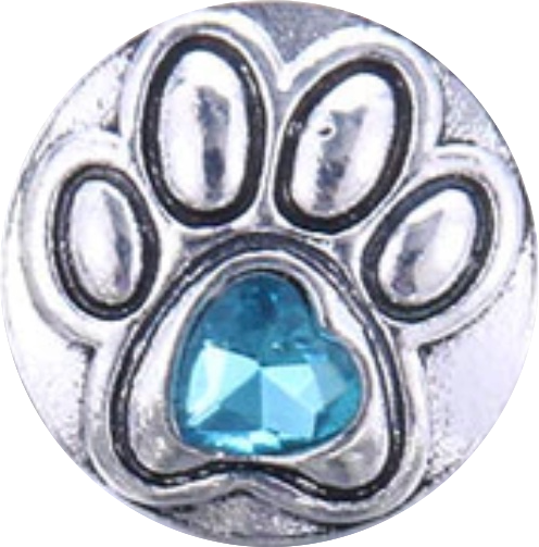 Paw Heart - Cyan