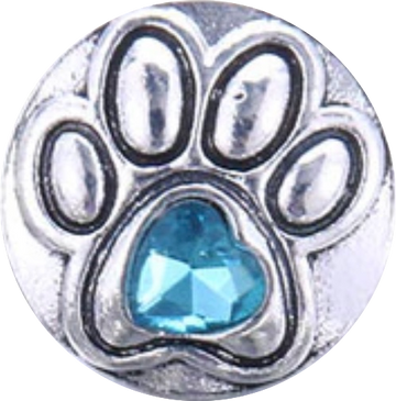 Paw Heart - Cyan