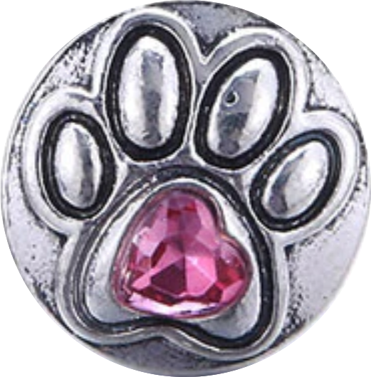 Paw Heart-Fuschia