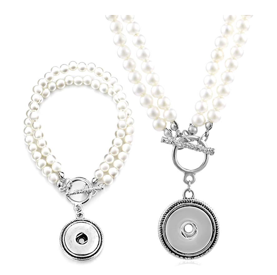 Pearls Galore Bracelet and Necklace 'set'
