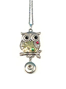 Custom Pewter/Gold Owl