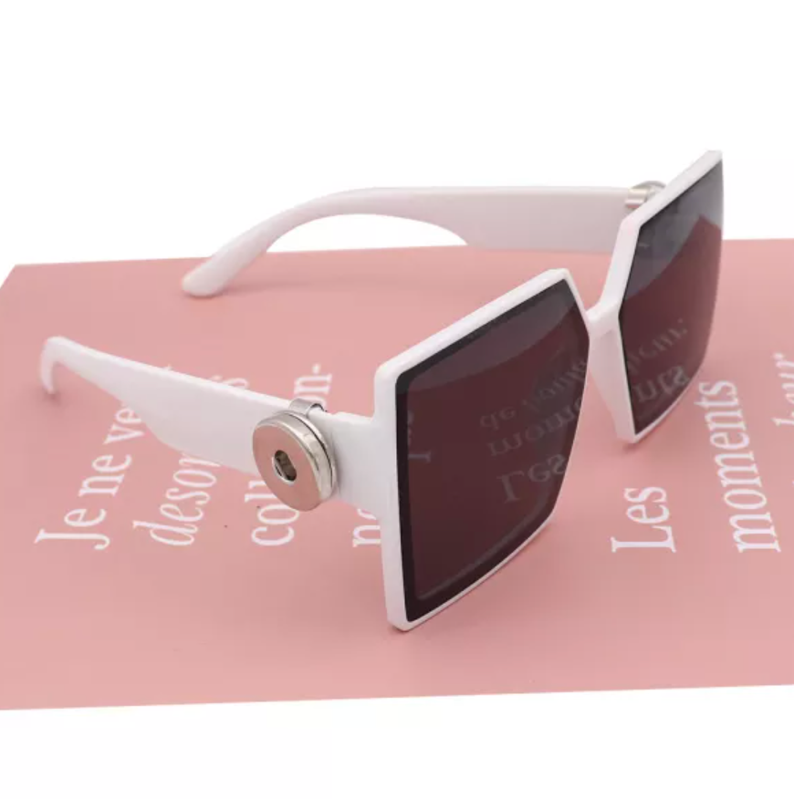 White Square Sunglasses