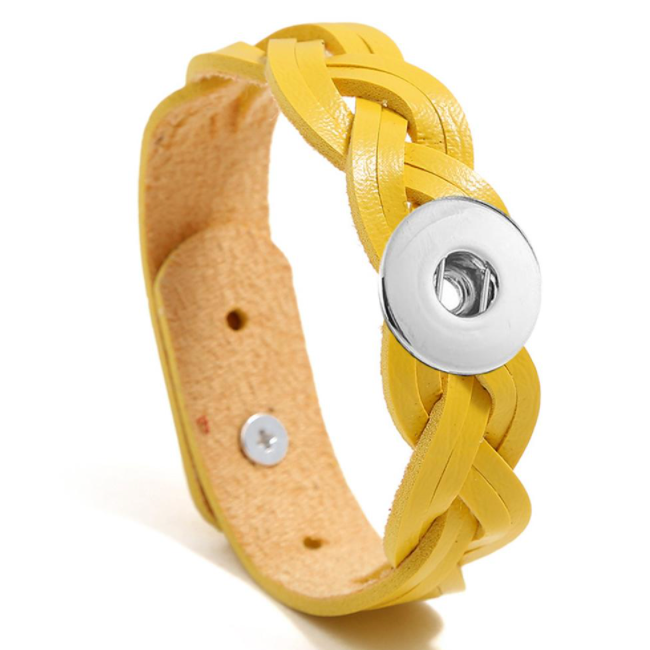 Yellow Braided Bracelet