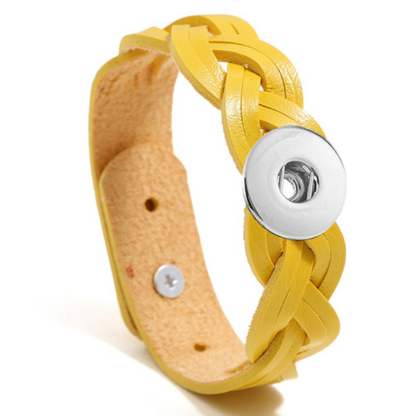 Yellow Braided Bracelet