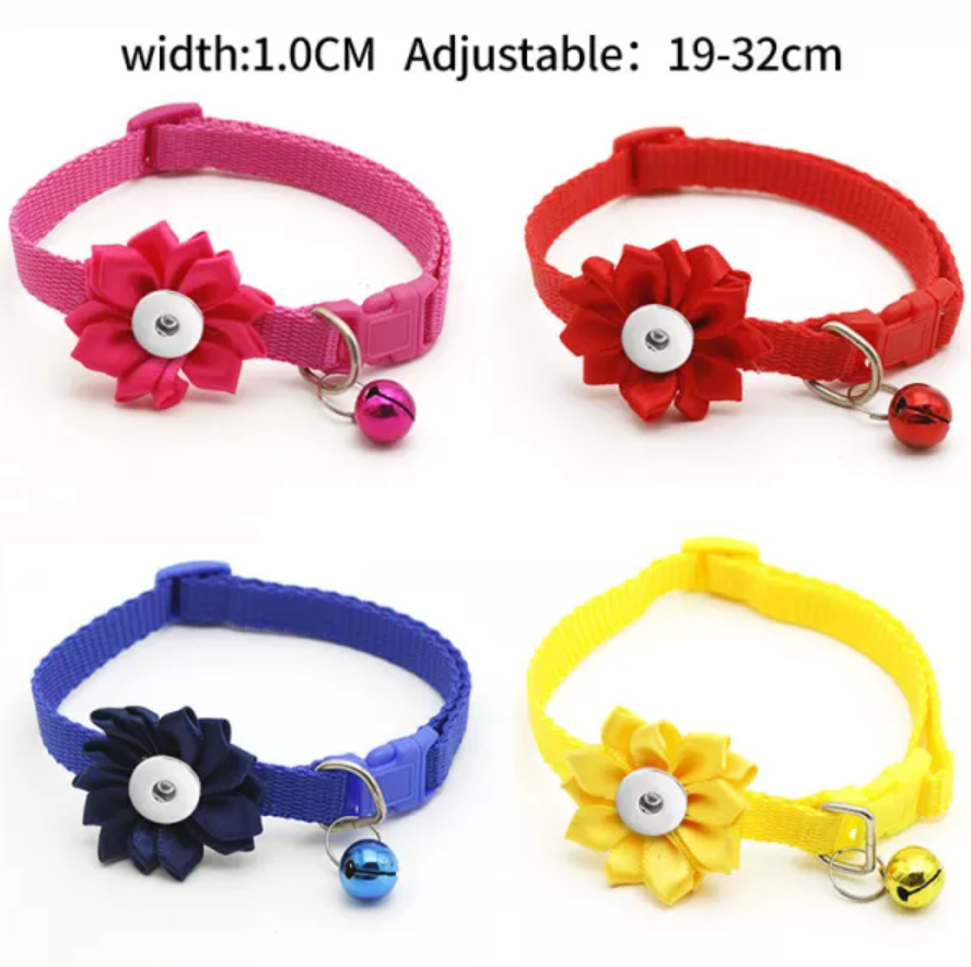 Nylon Pet Collar - Light Blue