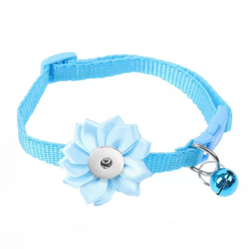 Nylon Pet Collar - Light Blue