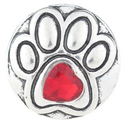 Paw Heart-Ruby