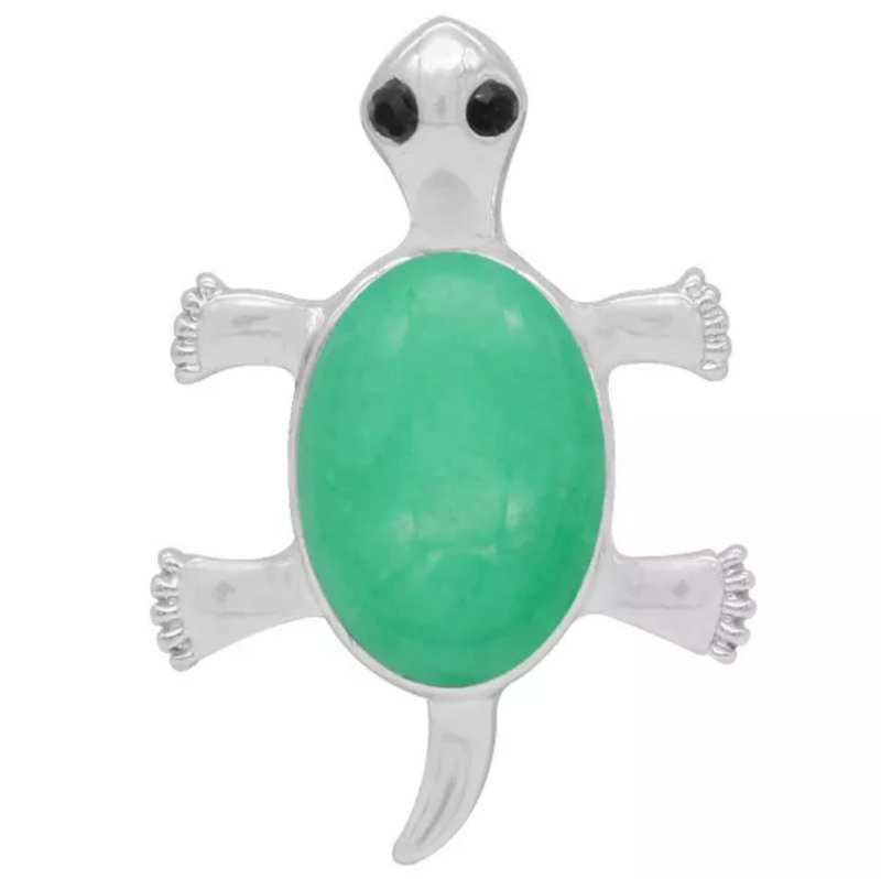Green Aventurine Turtle