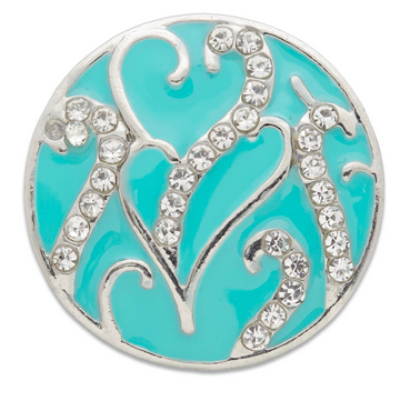 Entwined Hearts Teal