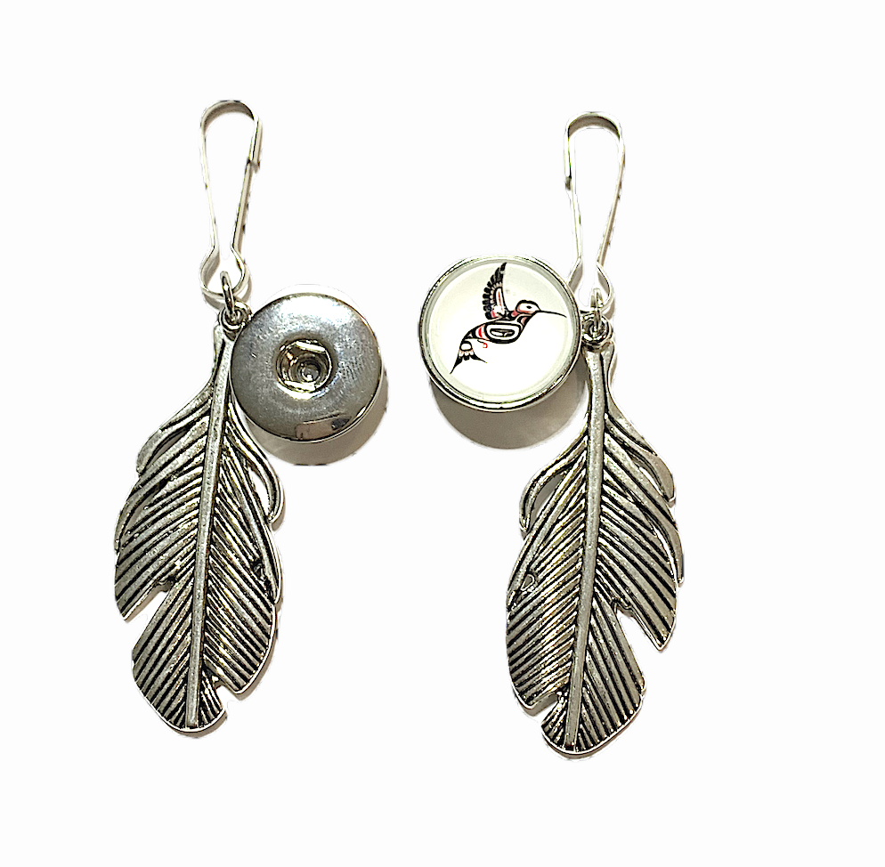 Zipper Pull - Eagle Feather