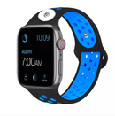 Apple Silicone Watchband - Black/Navy 38