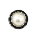Pearl Button Black Petite