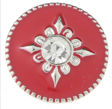 Crystal Red Fleur de Lis