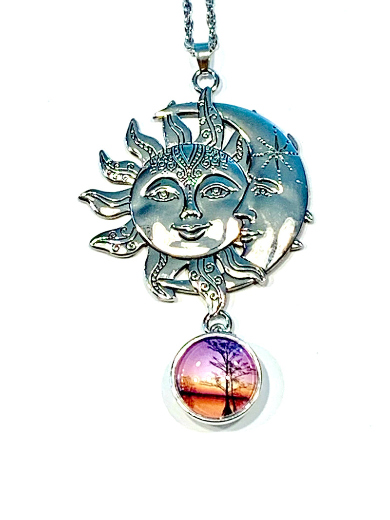 Custom Silver Sun-Moon