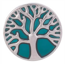 Tree of Life -  Teal Enamel