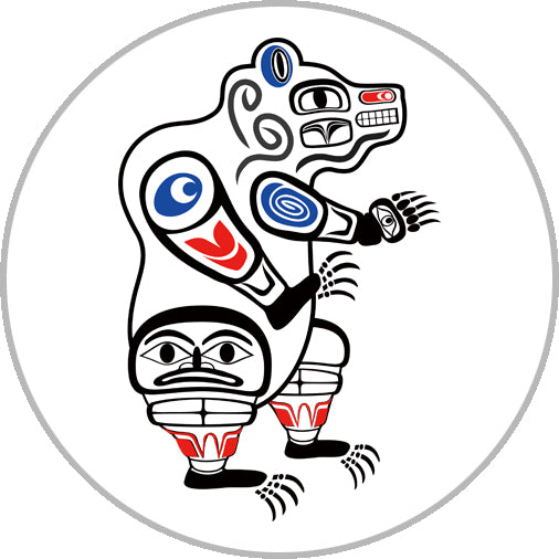 Bear Standing 2 - Haida Inspired Illustration