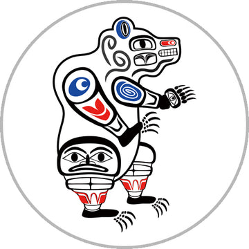 Bear Standing 2 - Haida Inspired Illustration
