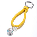 KeyChain Braided Yellow