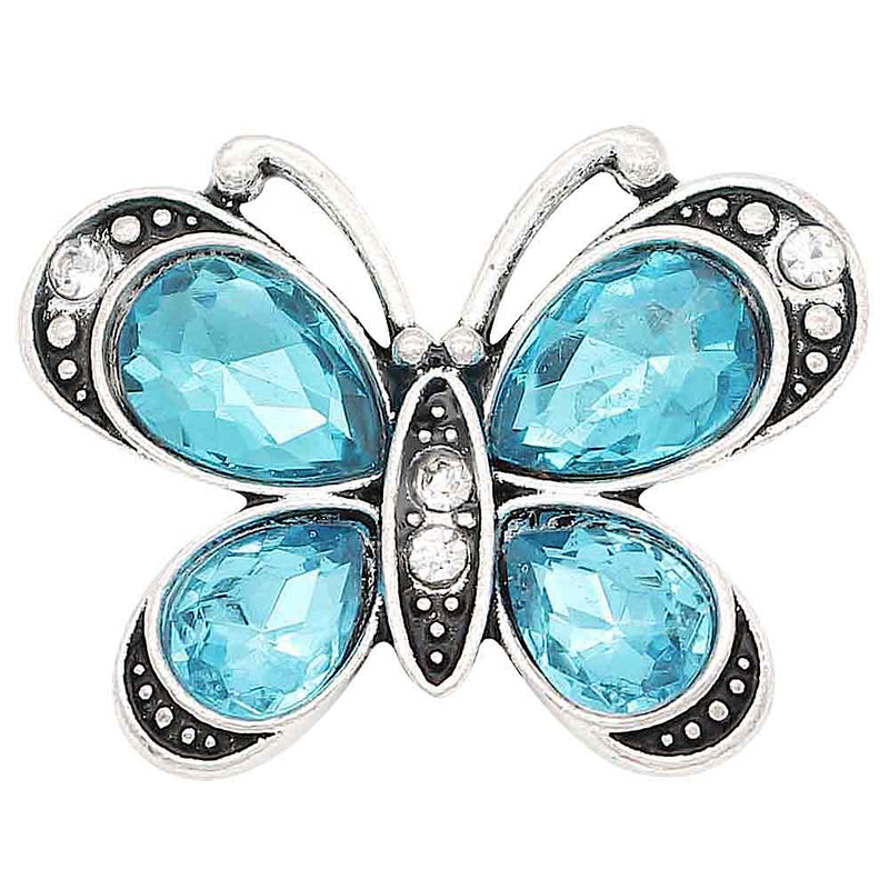Crystal Blue Butterfly