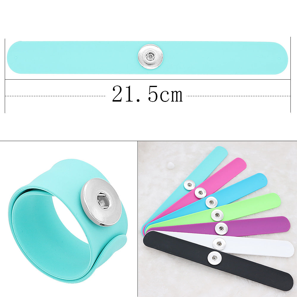 Child's Slap Bracelet - Cyan