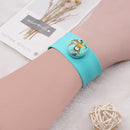Child's Slap Bracelet - Cyan