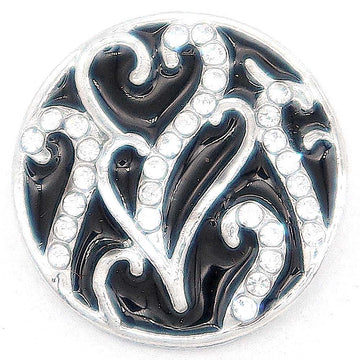 Entwined Hearts Black