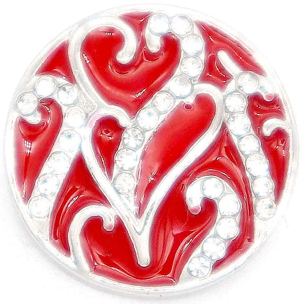 Entwined Hearts Red