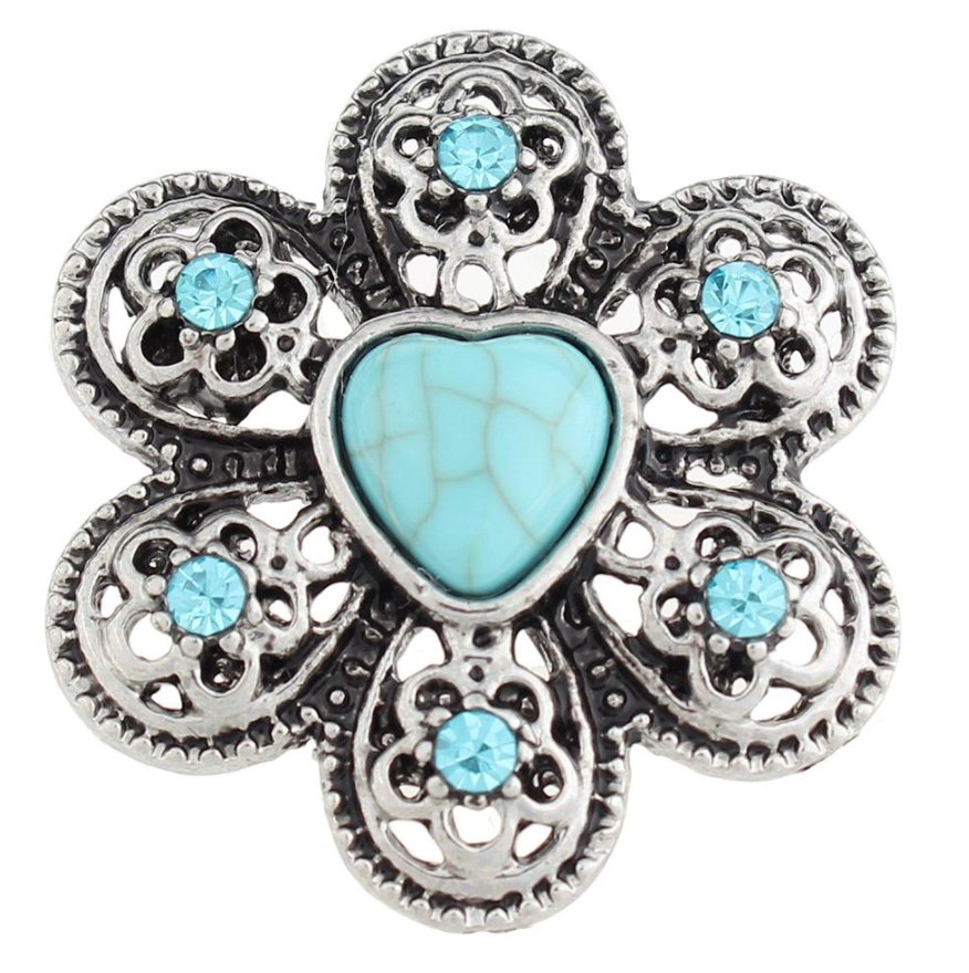Filigree Turquoise Flower
