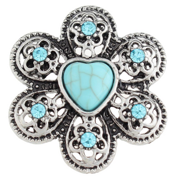 Filigree Turquoise Flower