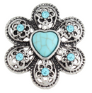 Filigree Turquoise Flower