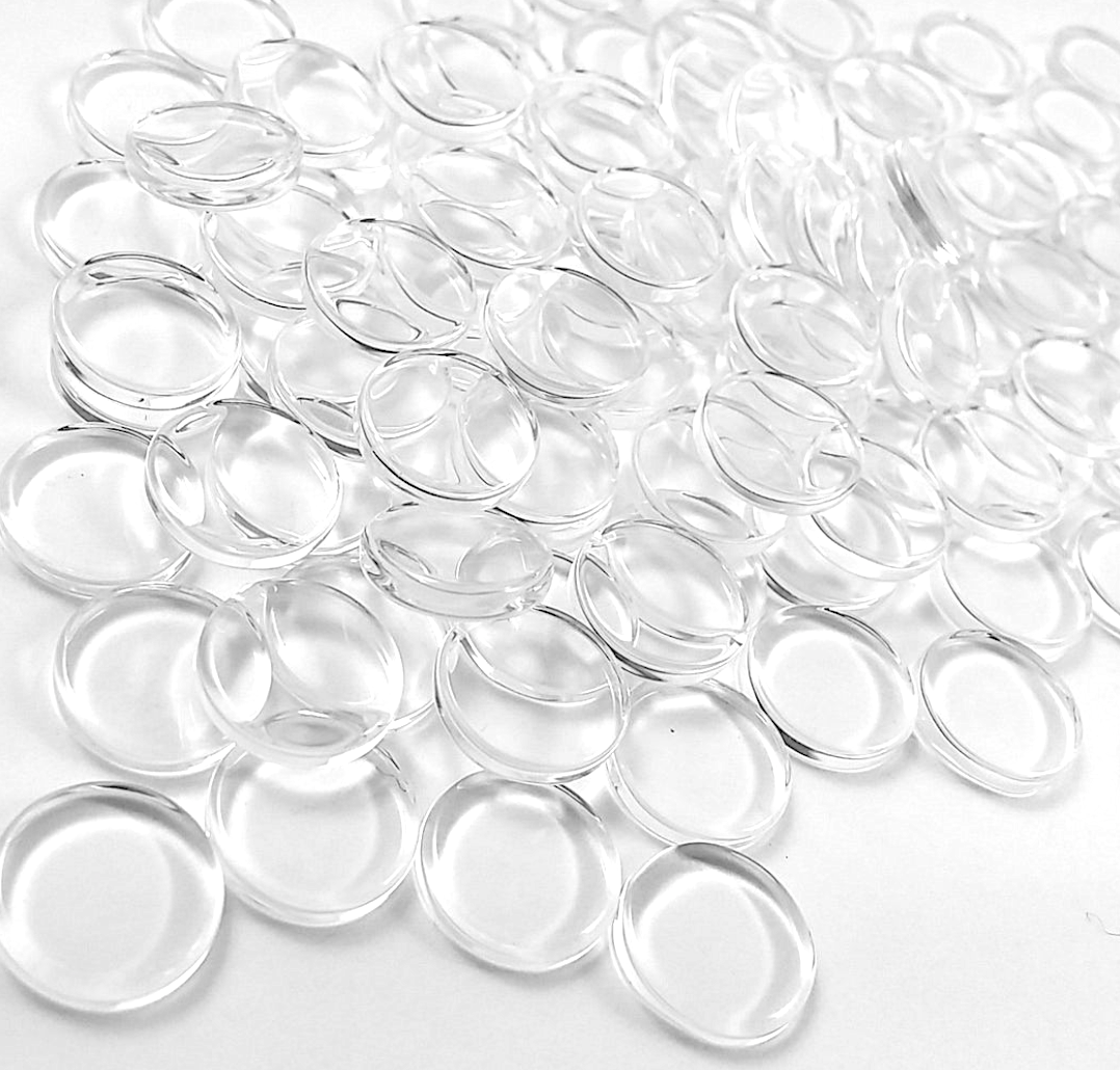 Transparent Glass Dome 12mm - 200