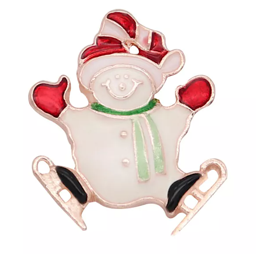 Ice Skating Snowman